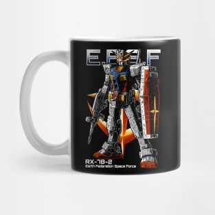 Gundam RX 78 Artwork Mug